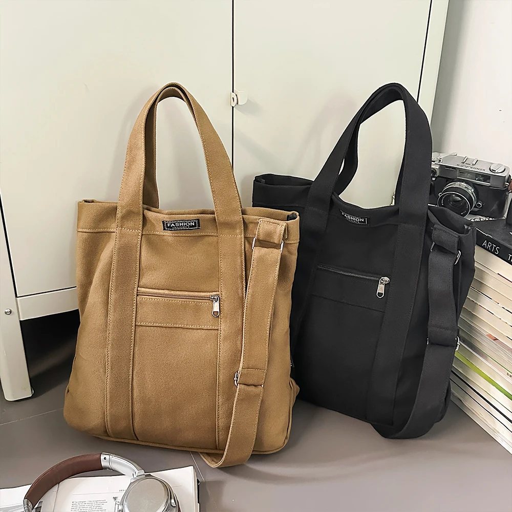 

Большая вместительная дорожная сумка, новая холщовая сумка через плечо на одно плечо, многофункциональный легкий рюкзак