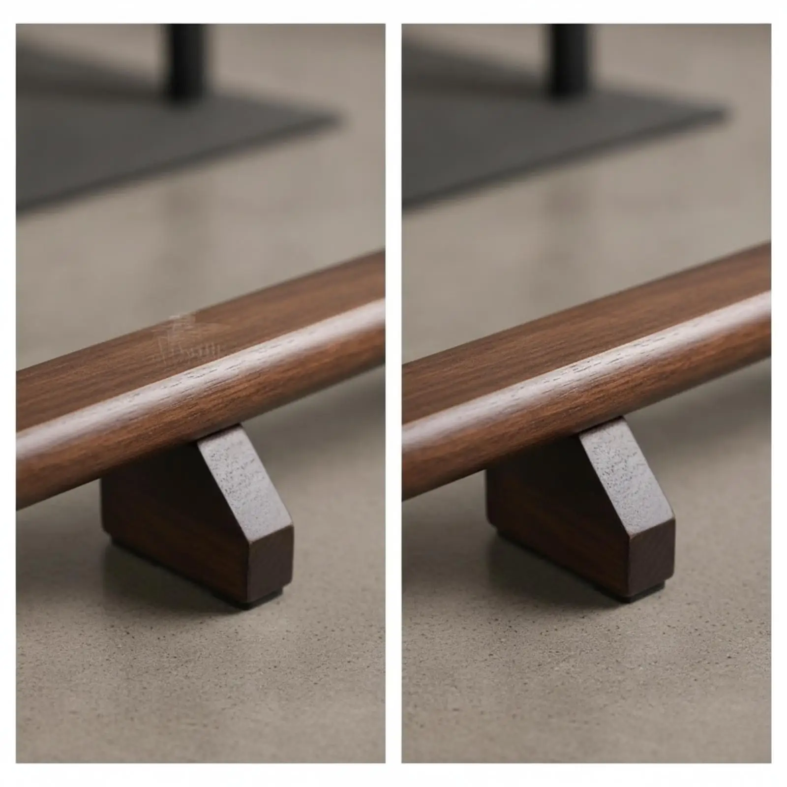 Push Up Training Stand Solid Wood Elevated Pushup Bar for Balance Exercise Home Gym Tool