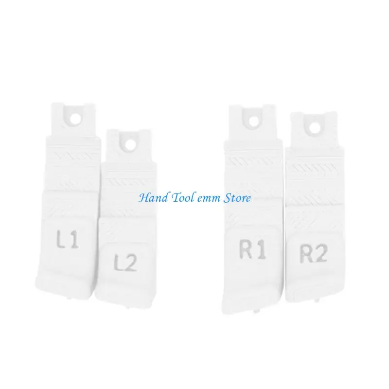 H37F Pack of 2 Back Button for Handheld Game Console Easy Installation Rear Shoulder Button Keys Gaming Accessory Replacement