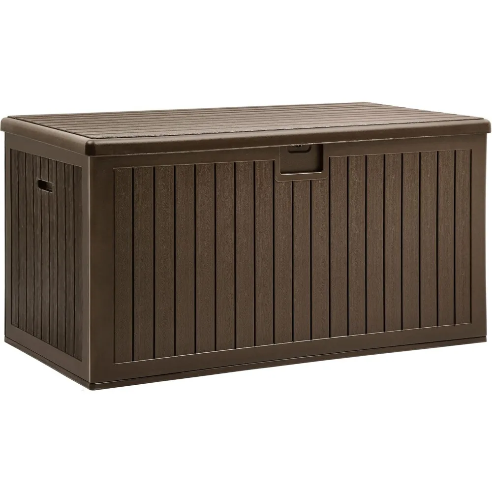 

XXL 230 Gallon Large Deck Box,Outdoor Storage for Patio Furniture Cushions,Garden Tools with Flexible Divider, Waterproof