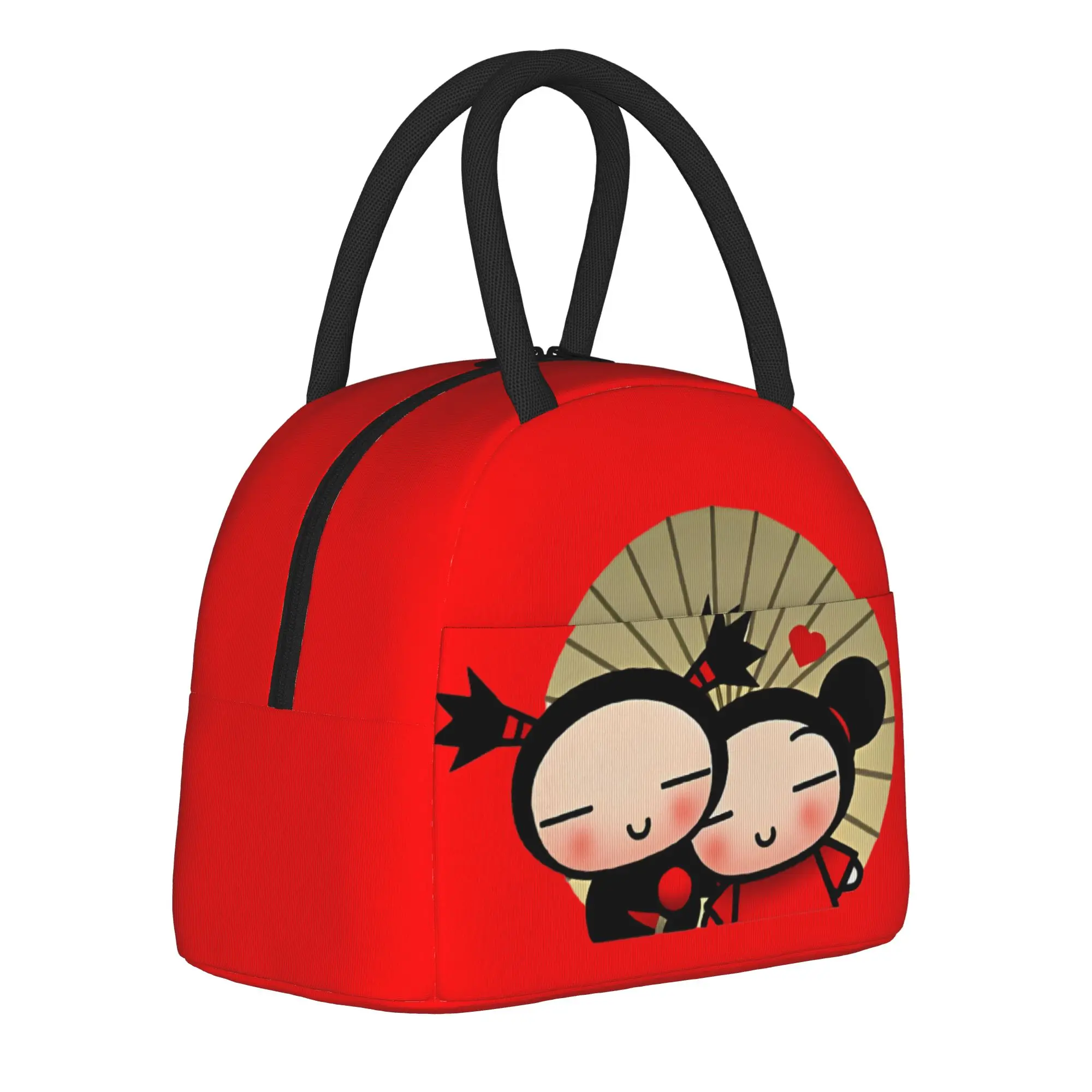 Pucca And Garu Insulated Lunch Bags Leakproof  Lunch Container Thermal Bag Tote Lunch Box College  Outdoor Bento Pouch