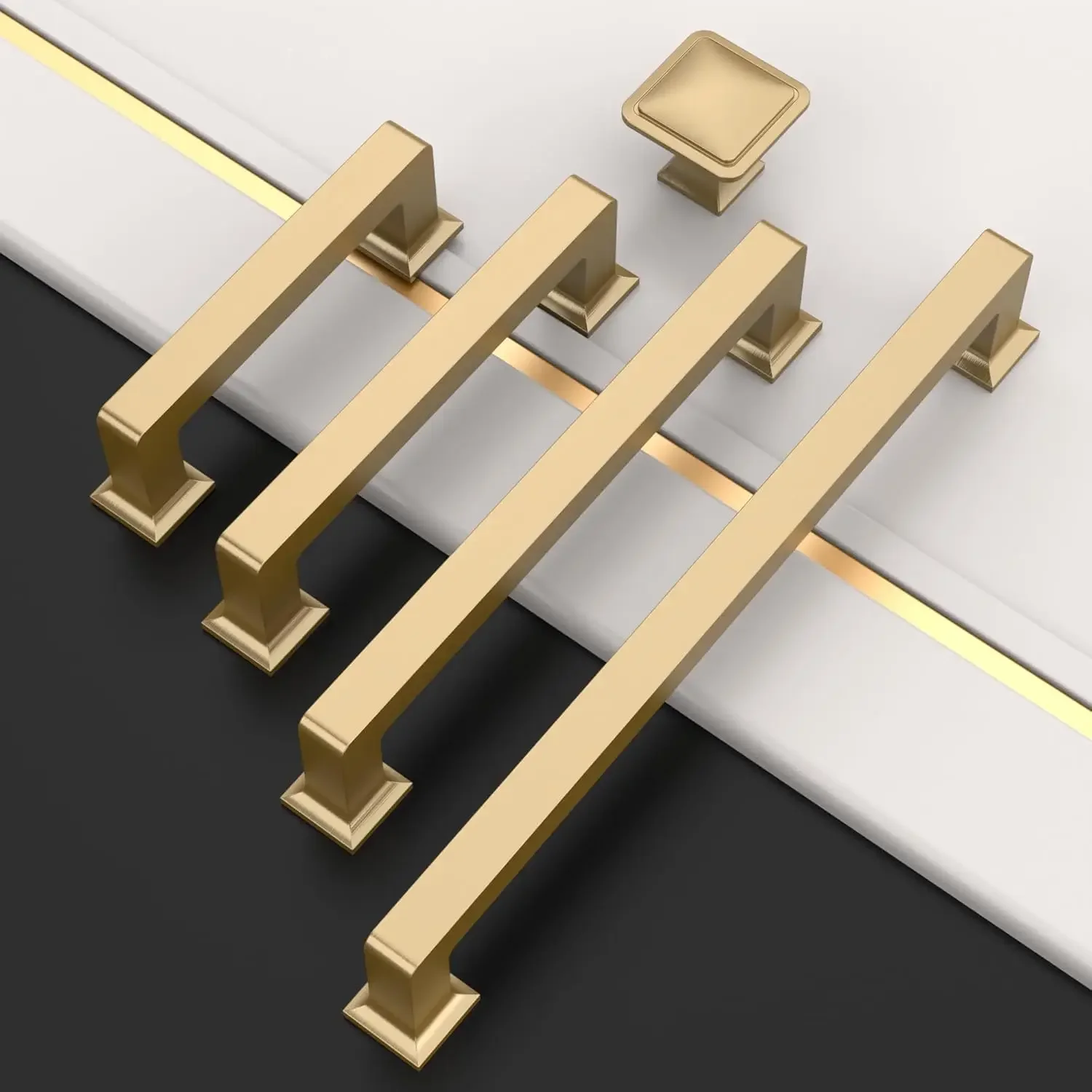 

10 Pack Champagne Bronze Cabinet Pulls 7 Inch Hole Centers Kitchen Cabinet Handles Cabinet Hardware Kitchen Handles