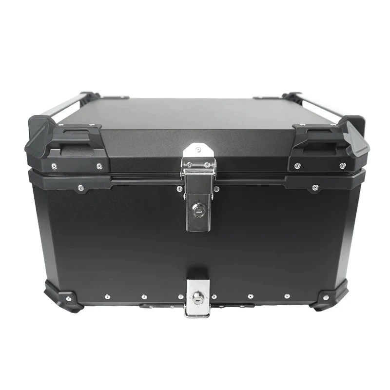 Factory 85L Motorcycle Aluminum Alloy Tail Box Suitable Locomotive Scooter