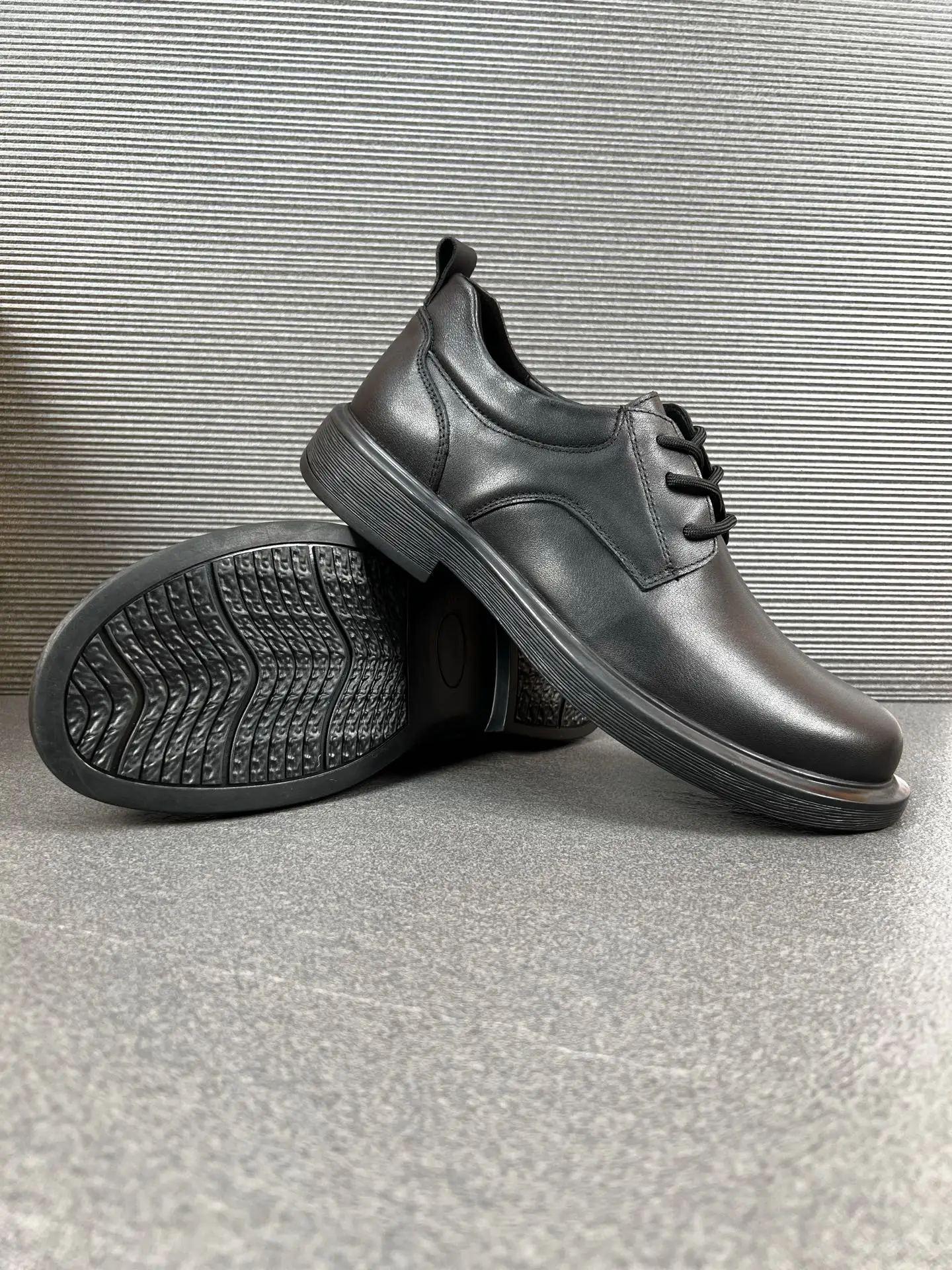 

E Genuine Leather Vintage Suede Breathable Oxfords Comfortable Walking Sneakers Shoes Business Casual Shoes For Men Lace Up