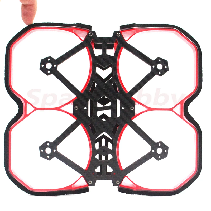 LANNRC KITE-30 133mm Wheelbase 3inch Carbon Fiber CineWhoop Frame Propeller Protective Cover For RC FPV Racing Drone Kit