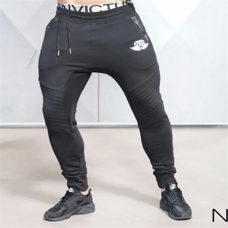 

Casual Tight Men's Slim Fitting Small Foot Long Pants, Outdoor Fitness and Sports Pants