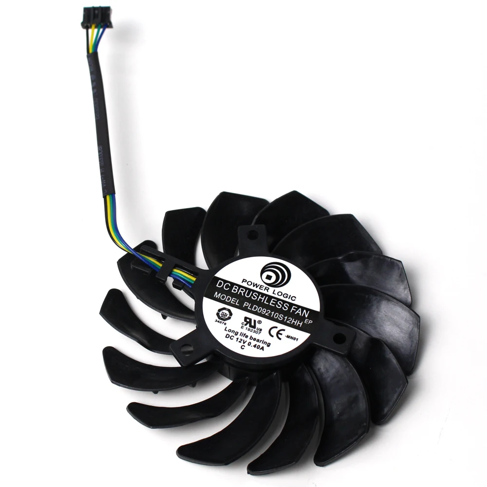 Ventola di raffreddamento della scheda grafica PLD09210S12HH a 4 pin per ventola di raffreddamento della scheda grafica Gigabyte GTX 1060 1070 1080