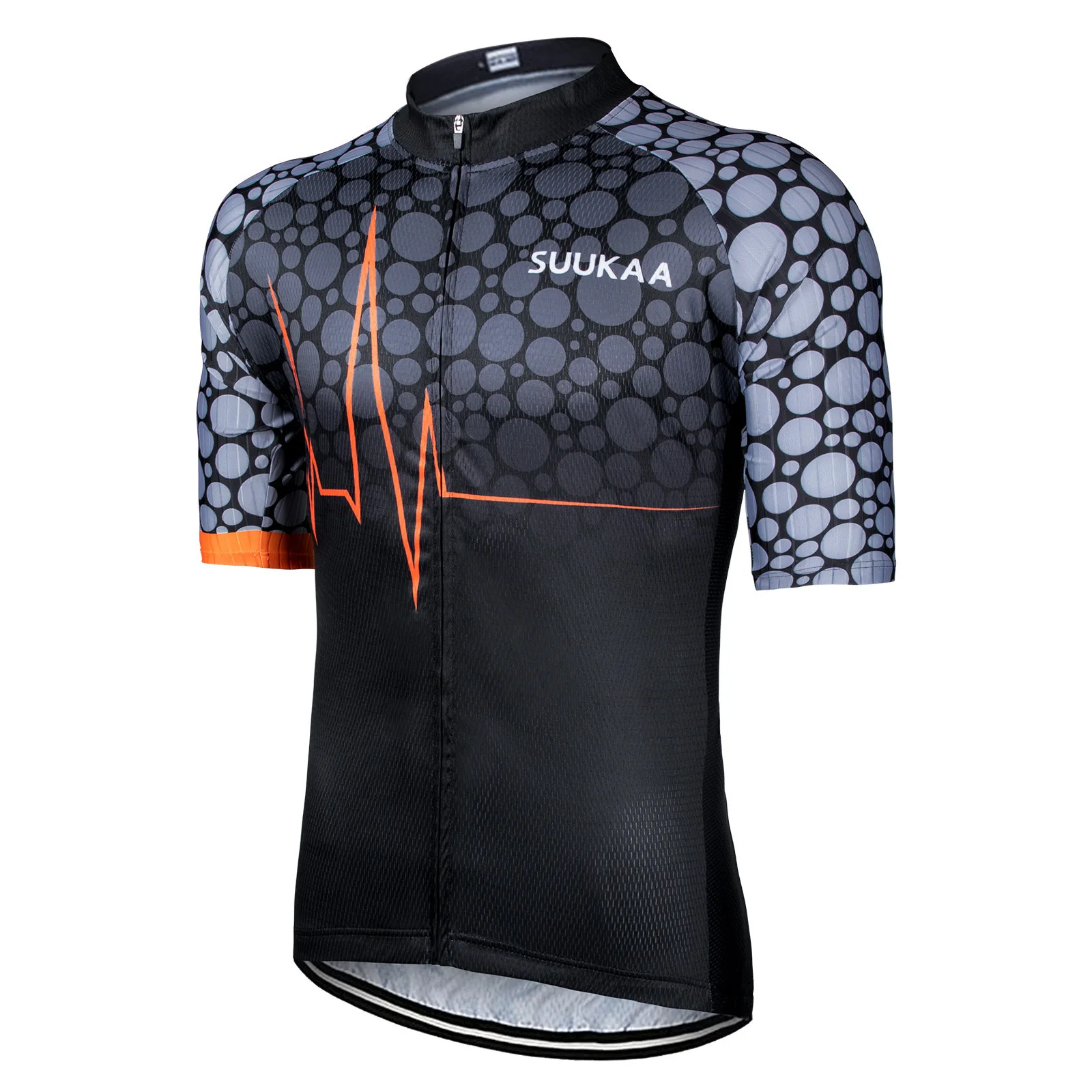 

Bicycle Clothing Cycling Jersey For Men Mountain Cycling Clothing Short Sleeve Slim With Reflective Strip Zip Tops