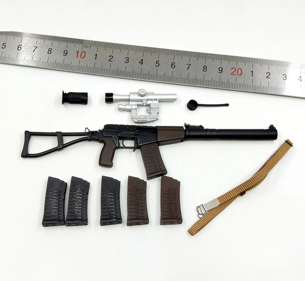 

UJINDOU UD9012 1/6 Russian TSSN FSB Federal Alpha Group Moscow Theater Hostage Crisis Event Weapon AS VAL Full Set Model Collect