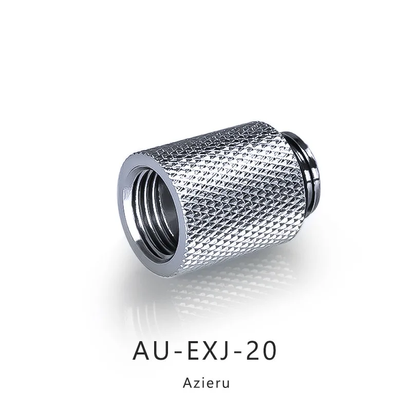 G1/4 ''Black Silver Extension ภายในทันตกรรมสกรูที่นั่ง (Extender 10-15-20-30-40mm) Cooling ขยายอุปกรณ์