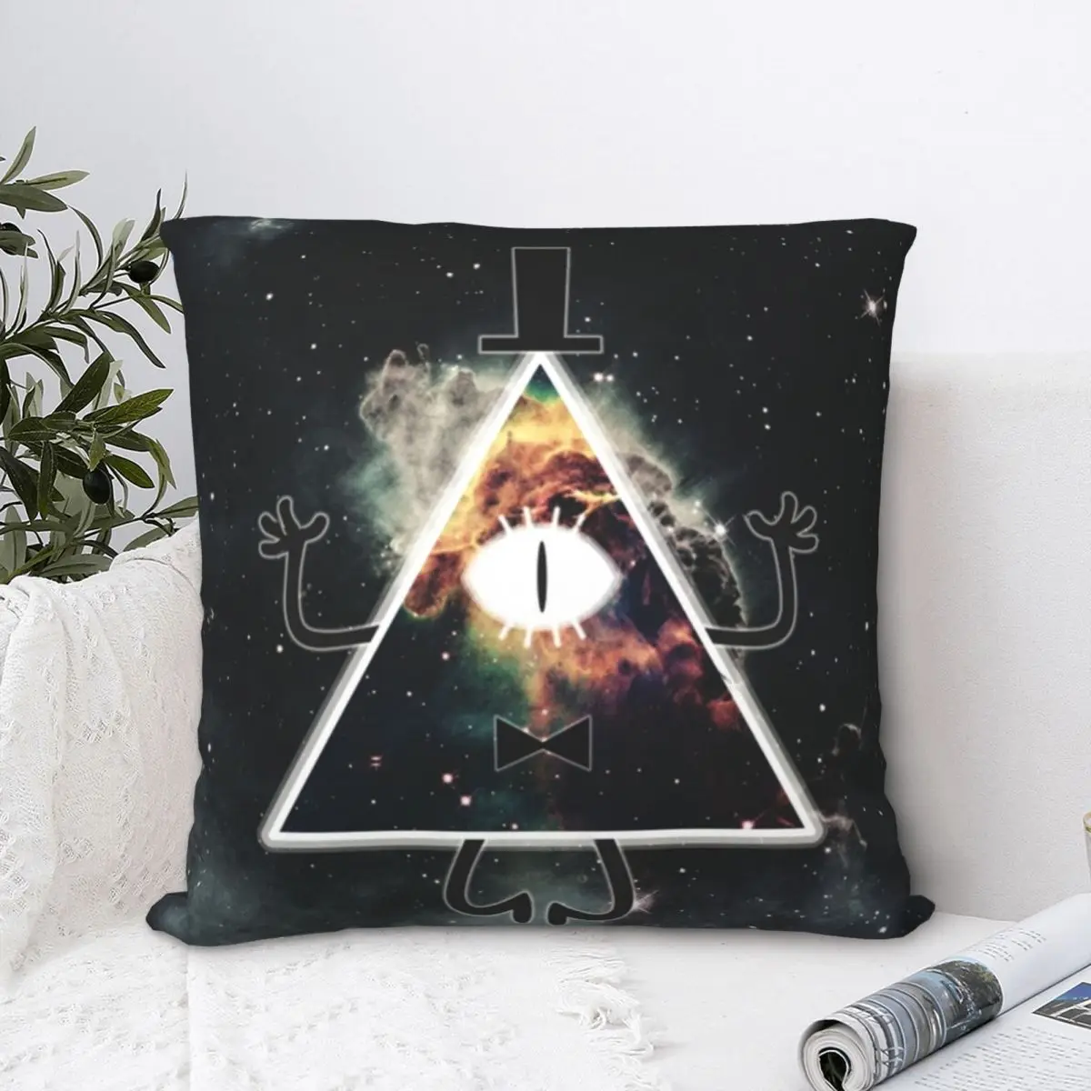 Bill Cypher Master Of Space And Time Square Pillowcase Polyester Pillow Cover Velvet Cushion Zip Decorative Comfort Throw Pillow