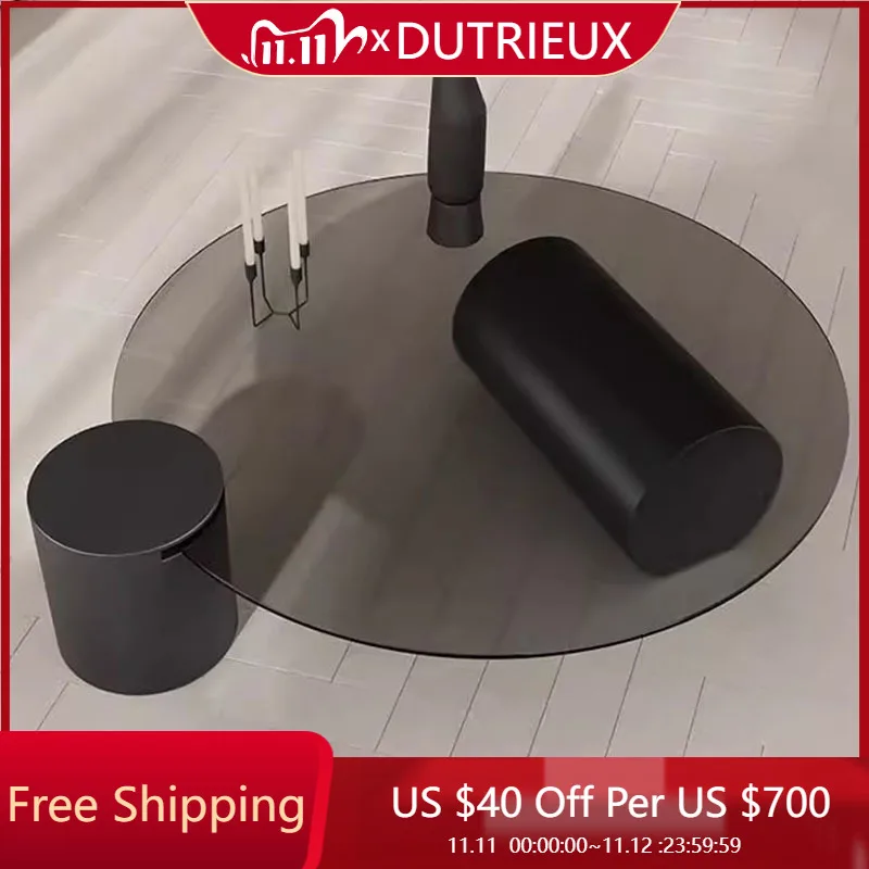 

Винтажный простой журнальный столик, модный прозрачный современный эстетический приставной столик для отеля, кухонный Mesas Bajas, постмодернистская мебель