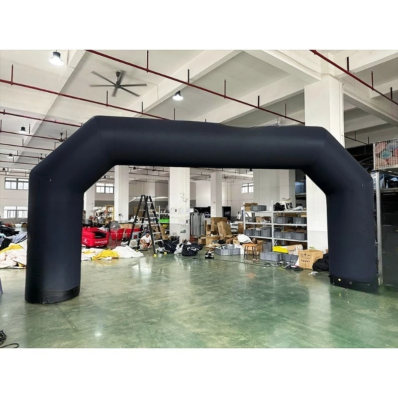 Custom outdoor sealed inflatable arch start/finish line for sports event advertising