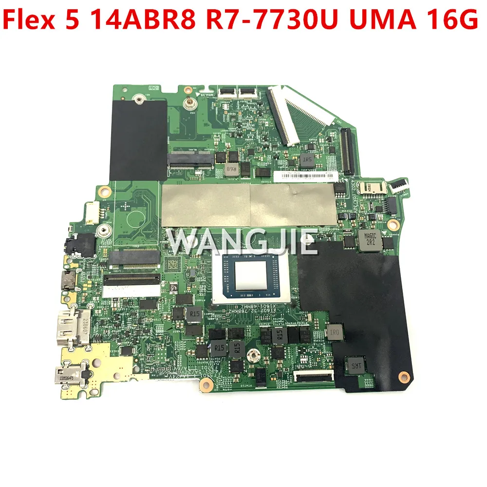 

Материнская плата для ноутбука Lenovo IdeaPad Flex 5 14ABR8 5B21J35232 WIN R7-7730U UMA 16 ГБ ОЗУ 223069-2 448.0RE25.0021 100% рабочая