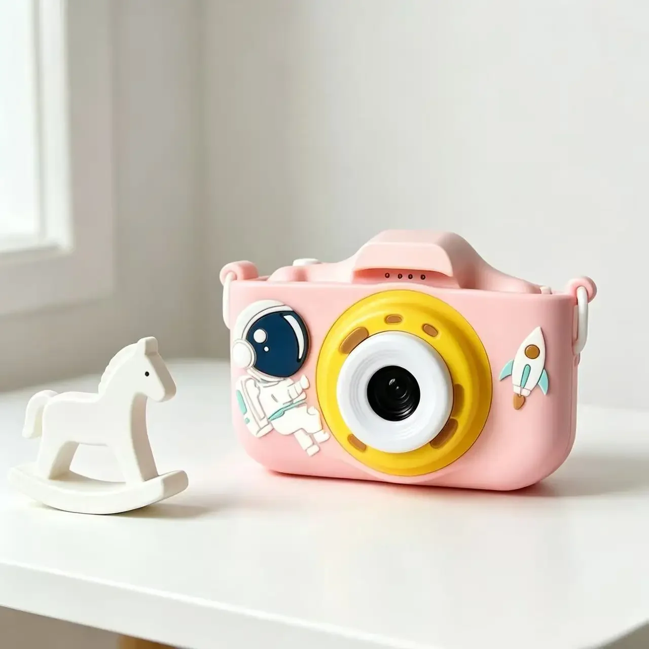 

Mini Kids Digital Camera HD Dual Lens Children Camera Take Photo Video Recording Cartoon Toy Camera Festival Gift for Girls Boys