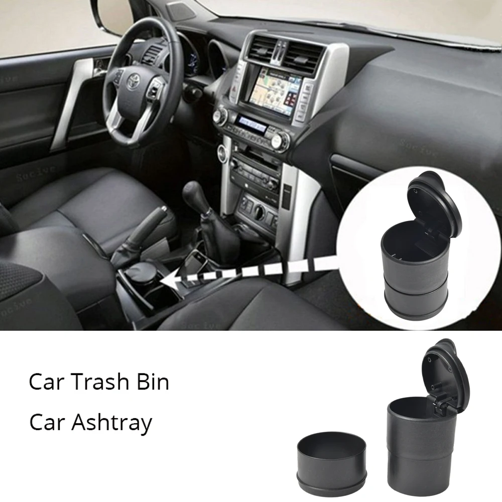 1PC Car  Ashtray Garbage Coin Storage Cup Container Cigar Ash Tray Car Vehicle Ashtray