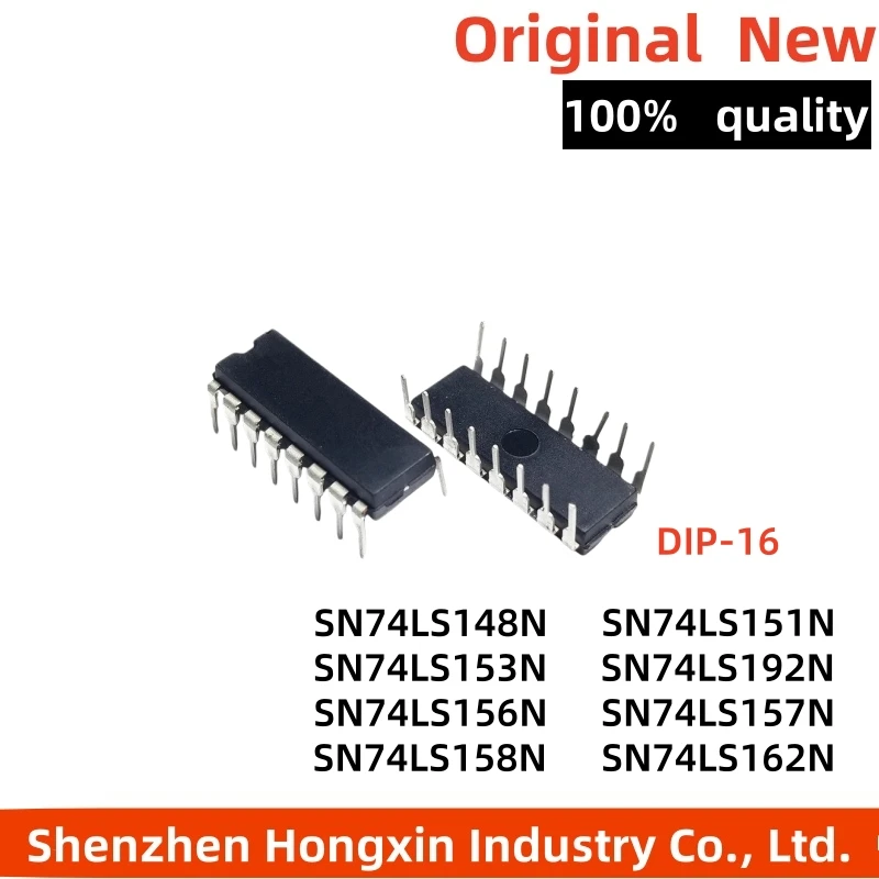 10 pieces of SN74LS170N HD74LS151P 153/155/156/157/158/162/169/148P DIP16