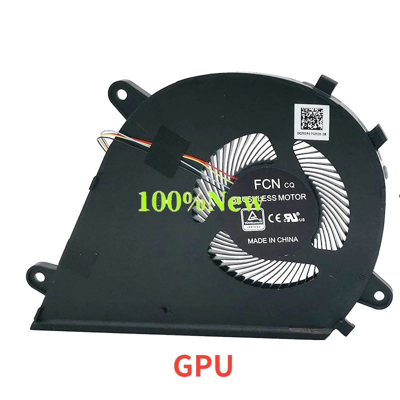 New Genuine Laptop Cooler CPU GPU Cooling Fan For ASUS Mars15 VX60GT GT9750 VX60G K571 X571G F571G