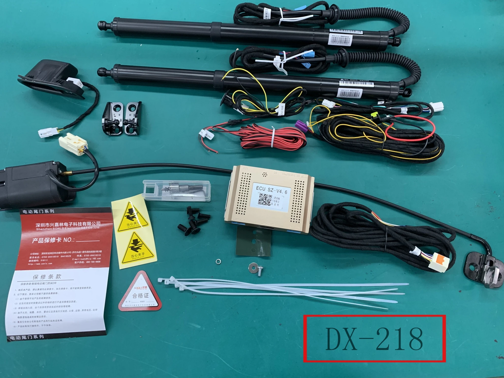 DX-218 for Mitsubishi Pajero Sport Twin Pole Upper Suction Lock Car Electric Smart Tail Gate from Shenzhen Factory