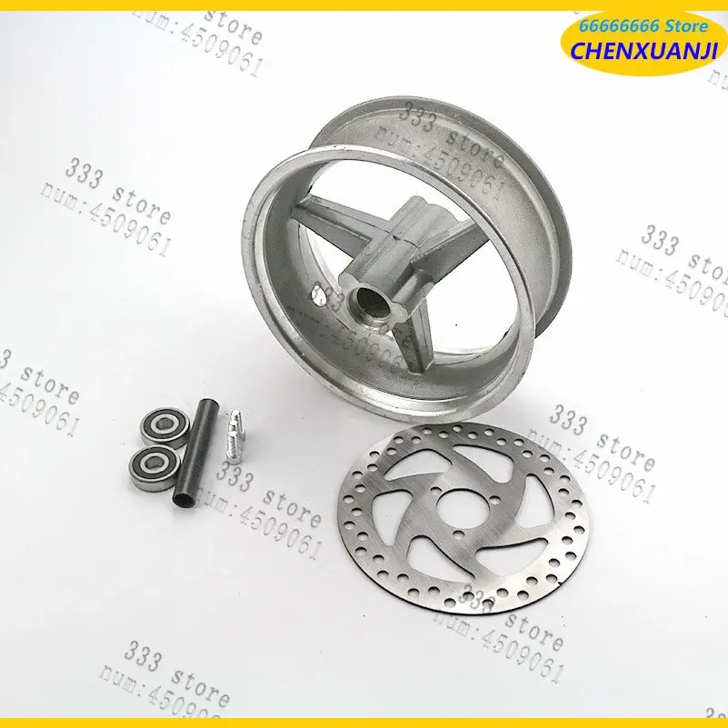 rear 110/50-6.5 and front 90/65-6.5 Aluminum alloy vacuum wheel hub for pocket bike 47cc 49cc motorcycle part