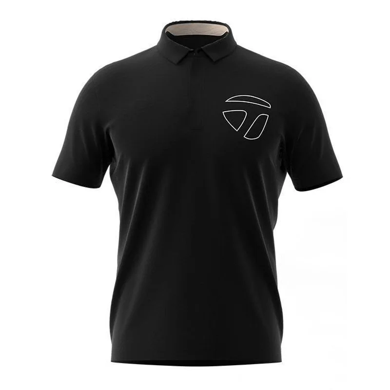 

Golf Apparel Men's Short-Sleeve T-Shirt Outdoor Sports Quick-Dry Breathable Stretch Polo Shirt