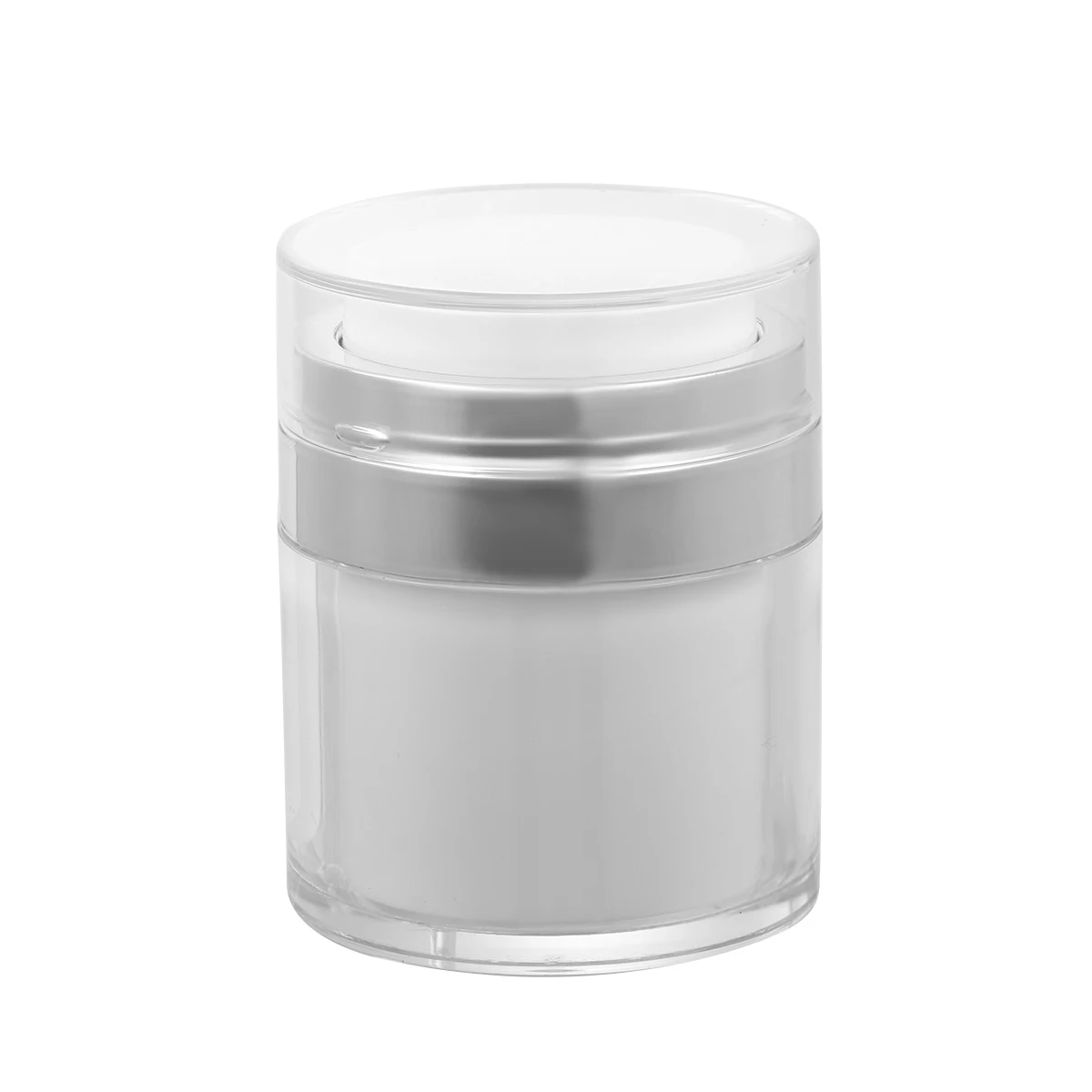 

2PCS Vacuum Jars Portable Storage Containers Leak Proof Makeup Cream Container Travel Size Makeup Accessories Cream Bottle