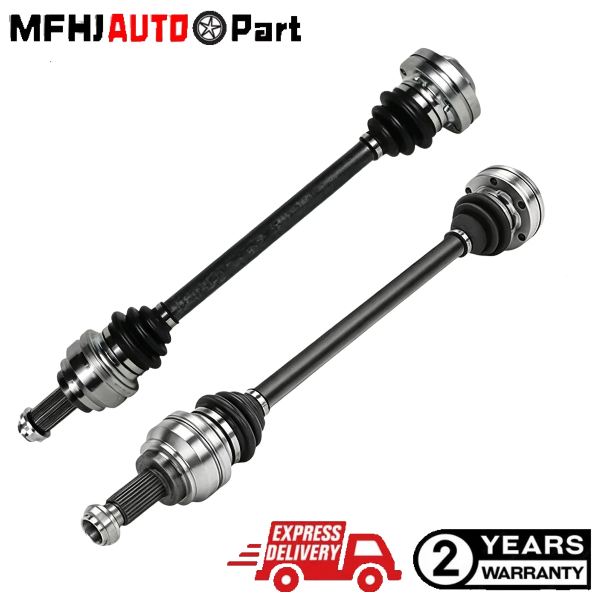 1 Pair Rear Left + Right CV Axle Assembly For BMW X1 E84 2013 2014 2015 L4 2.0L 33207626151 33207626152 33-20-7-626-152