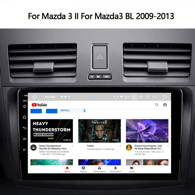 Idoing 9 Inch Android Auto Car Stereo for Mazda 3 II/BL 2009-2013 | Wireless Apple CarPlay & Android Auto | GPS Navigation Head