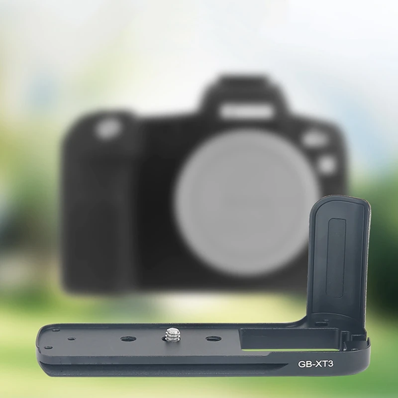 L placa tipo suporte tripé placa de liberação rápida base alça para fujifilm xt3