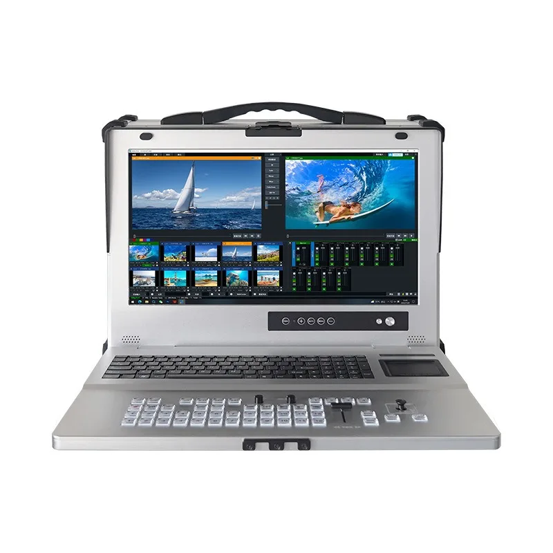 Live switching station Multi-position recording and broadcasting all-in-one machine Virtual keying image Push stream Pull stream