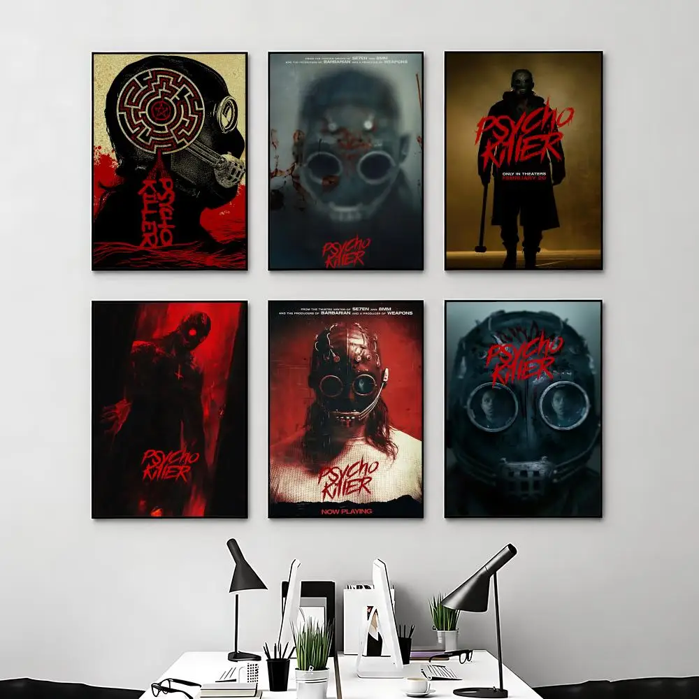 Movie Psycho Killer Poster Posters Anime Room Decor Decoration Movie Backpack Wall Interior Music Wall Art