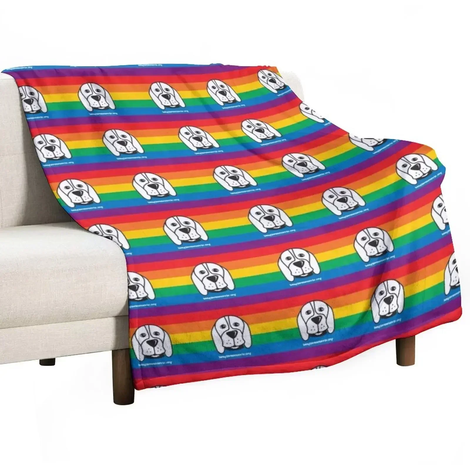 

Pride Range Throw Blanket Plush Fuzzy Cozy Blanket for Couch Sofa
