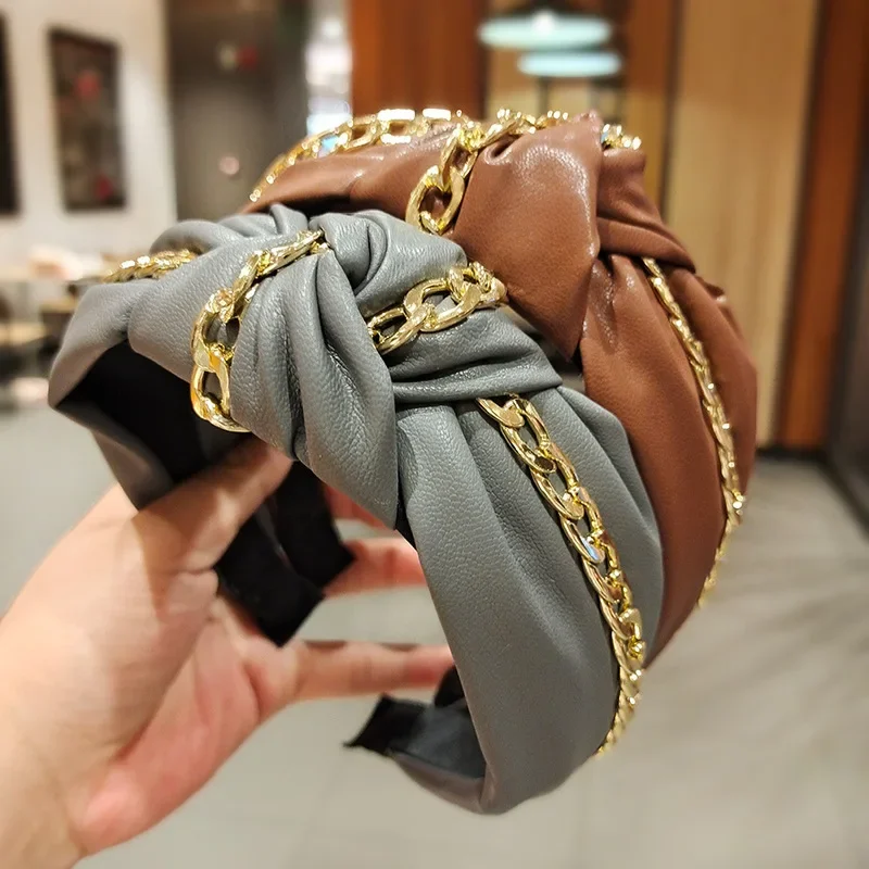 

1PC Women's Fashion Headwear Versatiles Knotted Hair Band Vintage Styles Headbands Versatiles Fashion Accessory