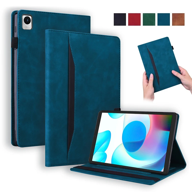 

For Realme Pad Mini Case 8.7" Luxury Leather Wallet Flip Cover For Funda Realme Pad Mini 8.7 2022 Tablet Case Coque