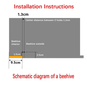Alimentador De Apicultura De Plástico Dentro Da Colmeia, Mel Açúcar Alimentador De Alimentação, Alimentador De Água De Colmeia, Ferramenta De Apicultor, 1Pc 12 principais vendas bebedouro abelhas - №11