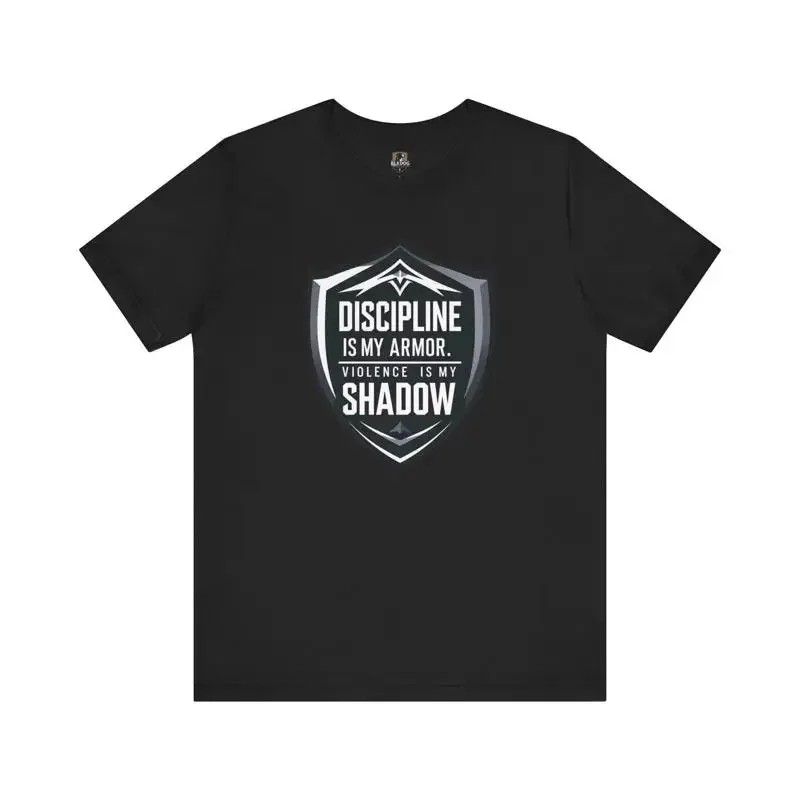 Discipline Is My Armor T Shirt Motivational For Fitness Lovers Insp