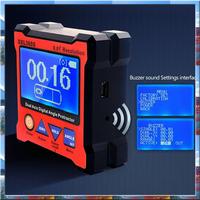 Top Deals Angle Ruler Dual Axis Level Measure Box With5 Side Magnetic Base Dual-Axis Digital Display Level Gauge Elevation Meter
