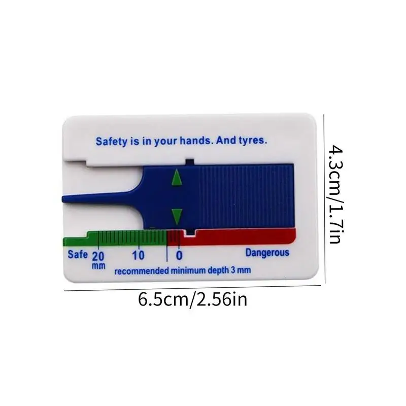 Auto Car Tire Tread Deptômetro, Indicador de profundidade, Medidor, Roda Medida Ferramenta, Measuring Supplies, Motocicleta, Trailer, Van, 0-20mm