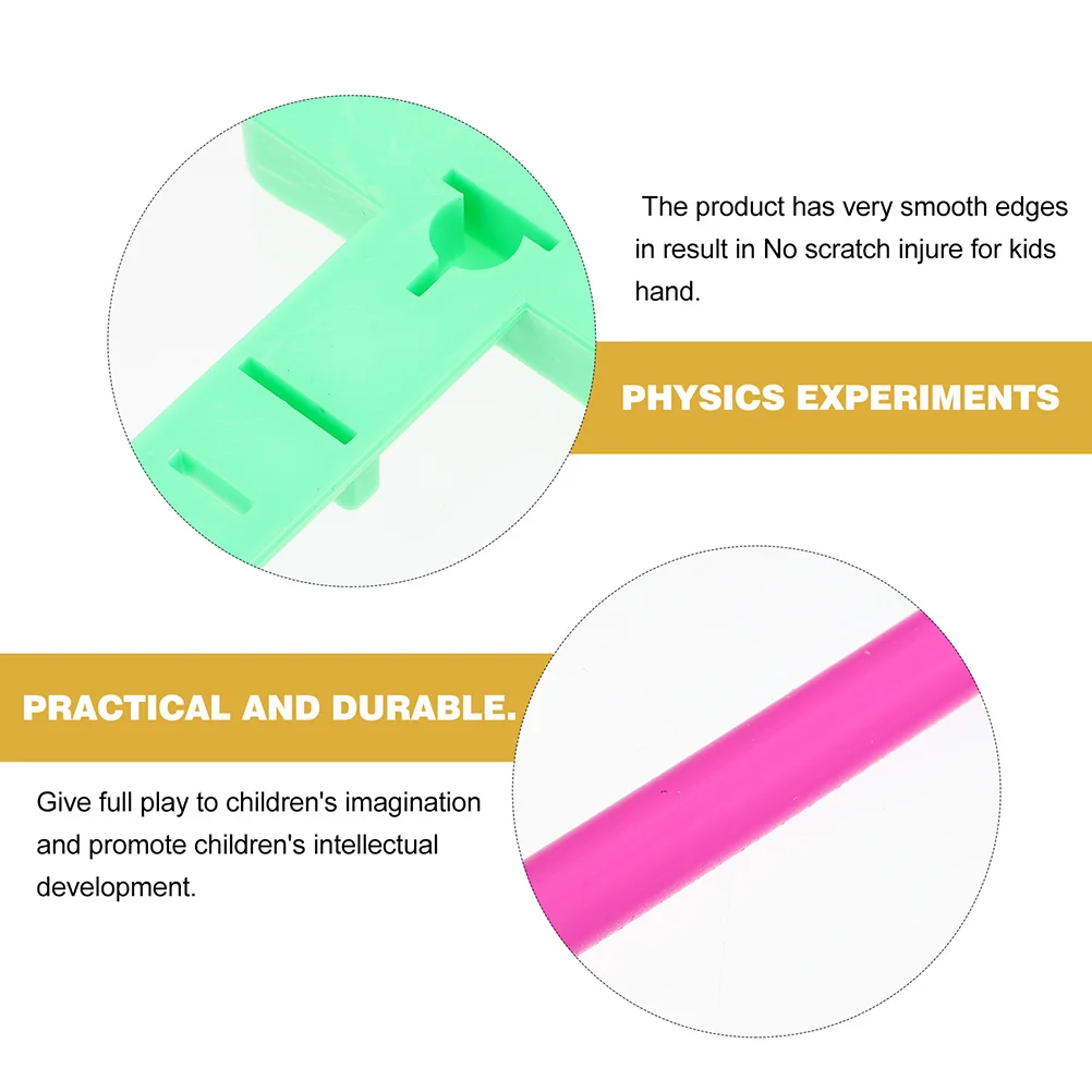 

2 Sets Toys Weather Vane Anemometer Kids Science Experiment Wind Turbine Portable Speed Manual Project Gadgets Student