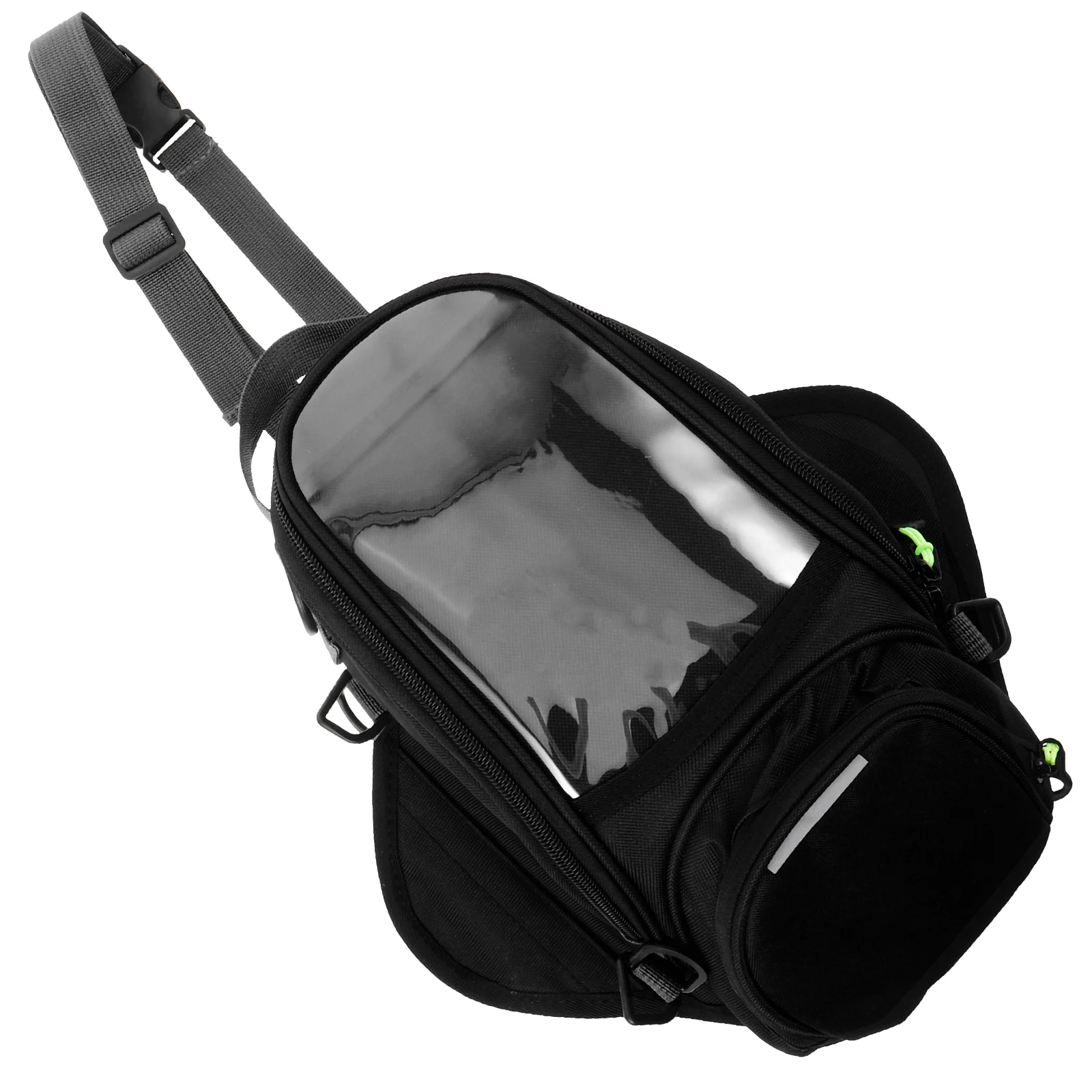 

Motorcycle Fuel Tank Bag Oxford Cloth Luggage Rack Bags Transparent Pocket Mini Gas Bag For ATV Bikes Outdoor Camping Hiking