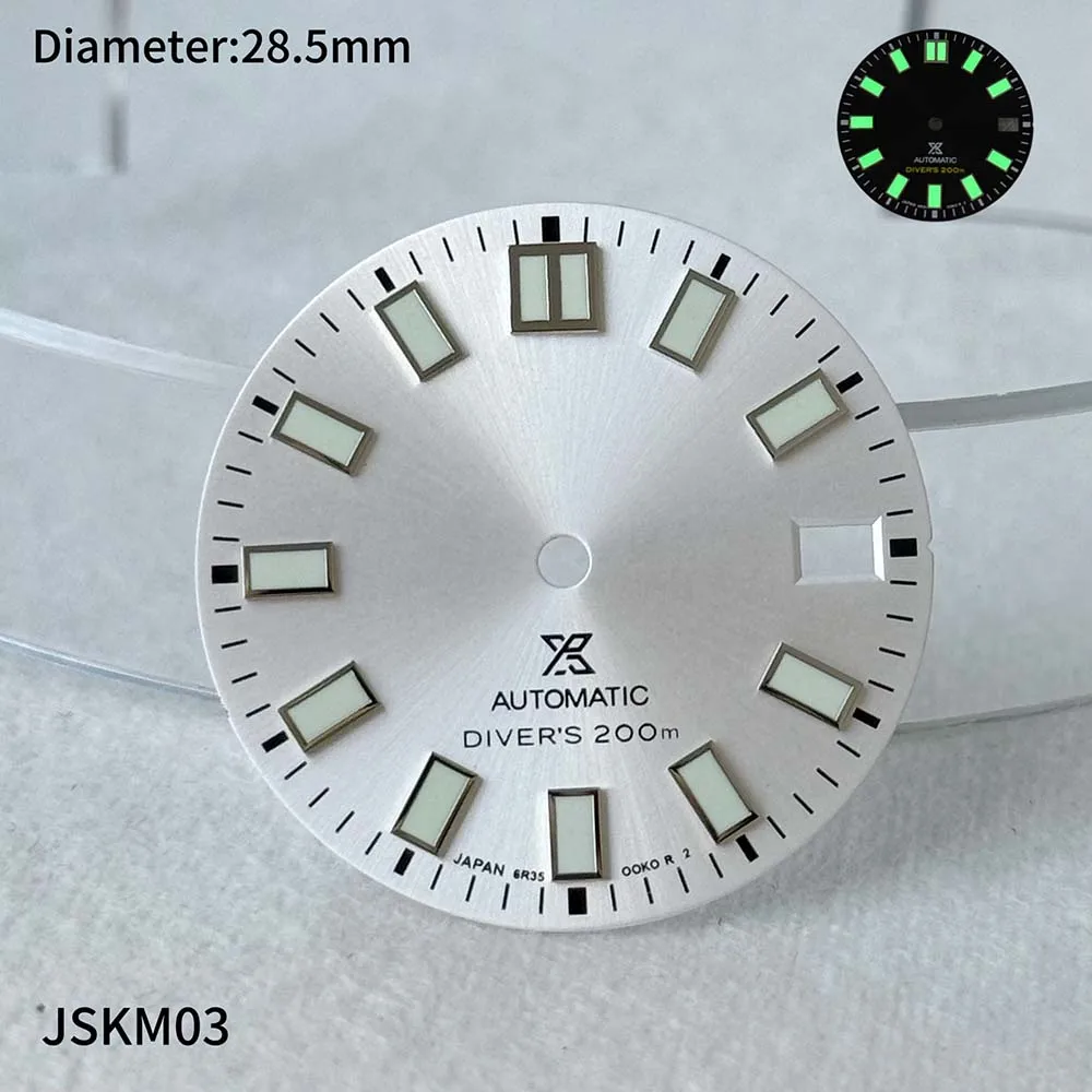 28.5mm SPB143 NHdial35 dial sterile custom dial unmarked dial watch men's watch accessories