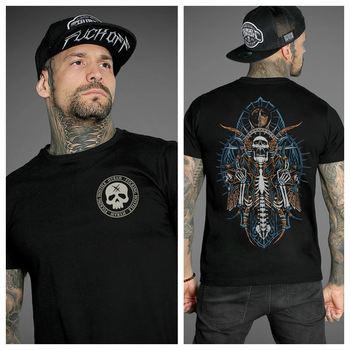VOID KEEPER Gothic Dark Tattoo Art Style Summer Casual T-Shirt Men's and Women's Luxury Brand Top