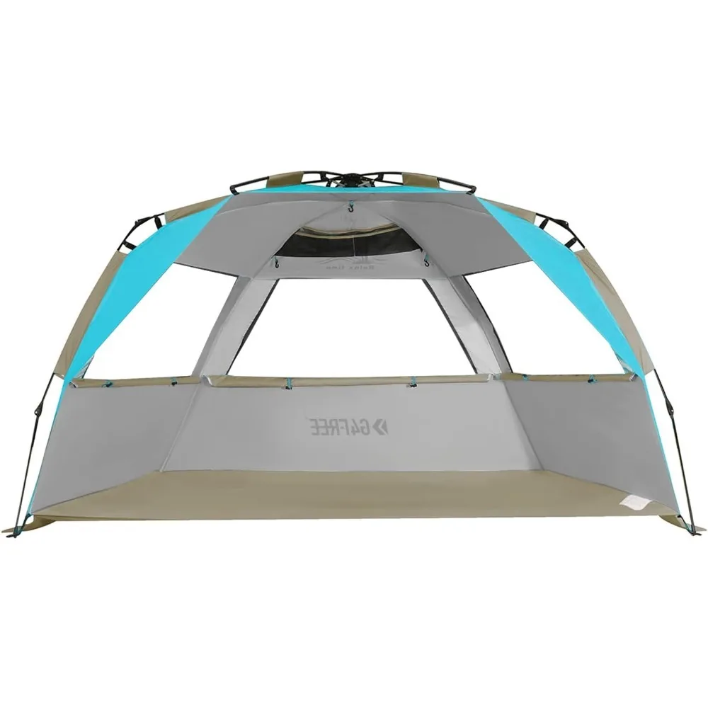 

HOME - Easy Set up Beach Tent Deluxe XL, всплывающее солнцезащитное навесное от солнца на 3-4 человека с защитой UPF 50+ Швидкий пляжный козырек