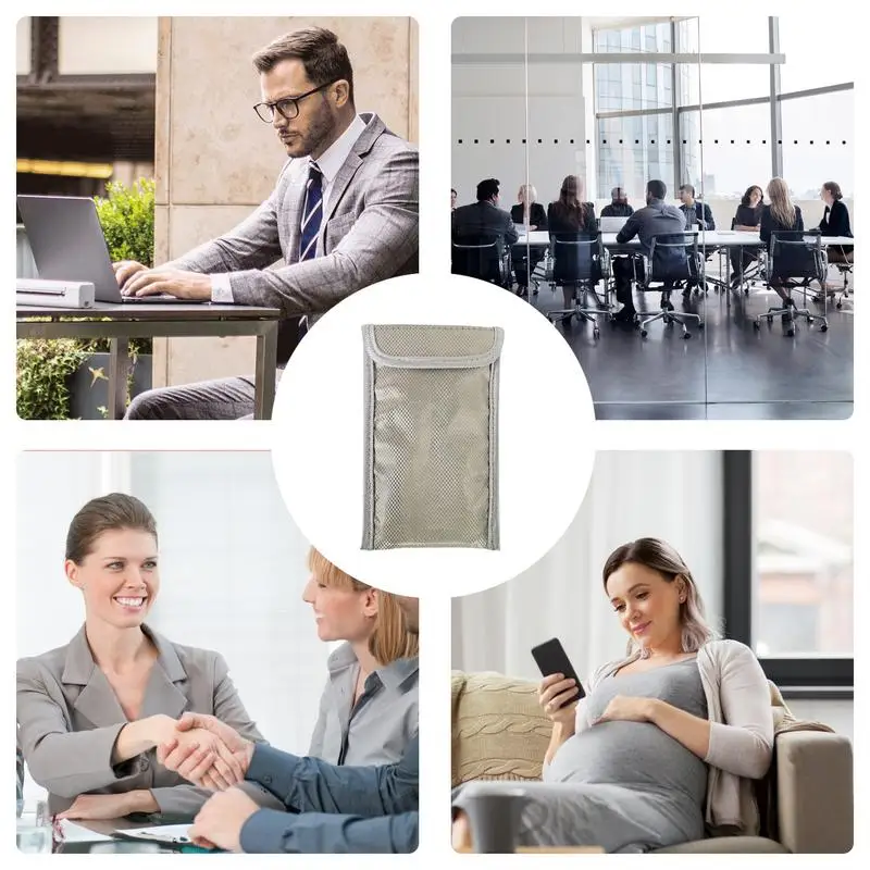 Cell Phone Signal Blocking Jammer Pouch Bag, Radiation Security Pouch, Proteção de Privacidade, Anti Tracking, FaradayBag