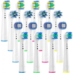 Toothbrush Replacement Heads Refill for Oral B Electric Toothbrush Pro1000 Pro 3000 Pro5000 Pro7000 Vitality Floss Action