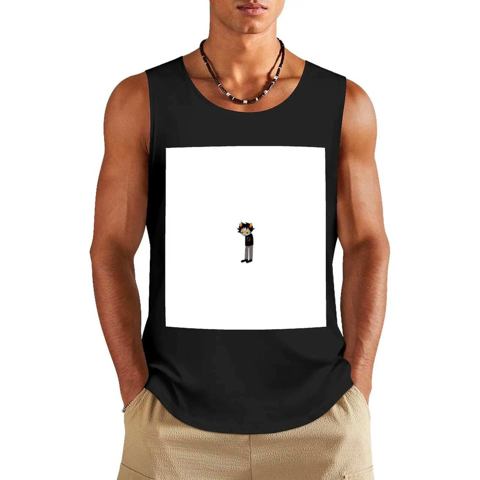 Karkat vantas Graphic Tank Top Men's summer t-shirt anime gym men gym clothing