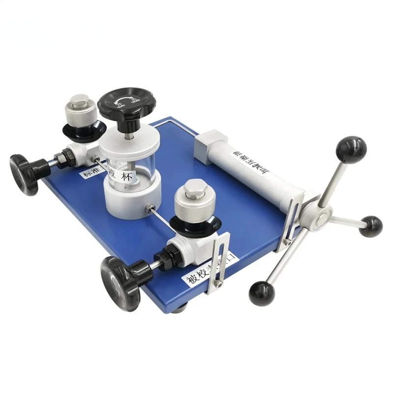 Calibration 4 20ma Pressure Transmitter -0.08 ~ 60Mpa Hydraulic Desktop Pressure Calibrator for Pressure Gauge Calibration