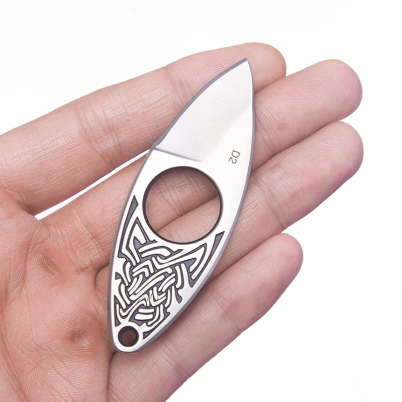 Portable Knife Survival Tactical Pocket Knife Outdoor Camping Hiking Hunting Knives Wood Handle EDC Fishing Defense Tool