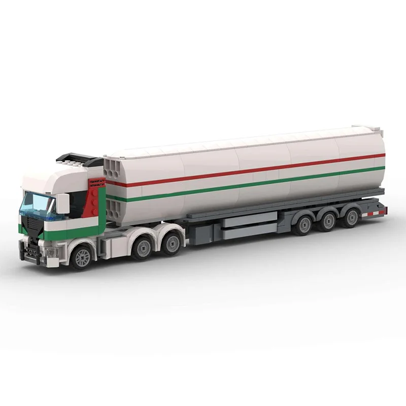 Speed Racing Car Model MOC Building Bricks Classic Transport Lorry Modular Technology Children Holiday Gifts Assemble Toys Suit