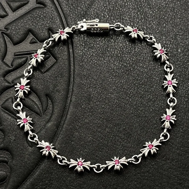 Cross-Flower Link Bracelet — product information 3